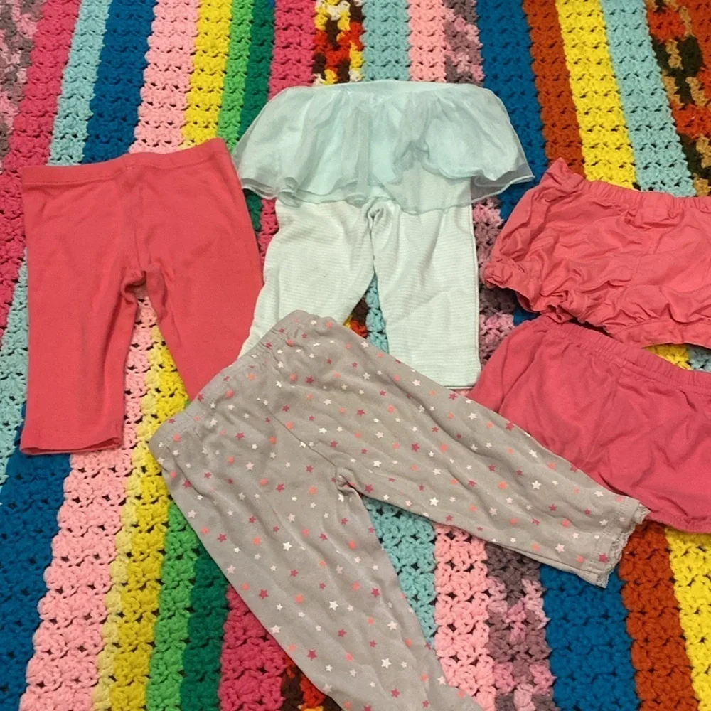 3/$20.  6-9 Month Girl’s Leggings